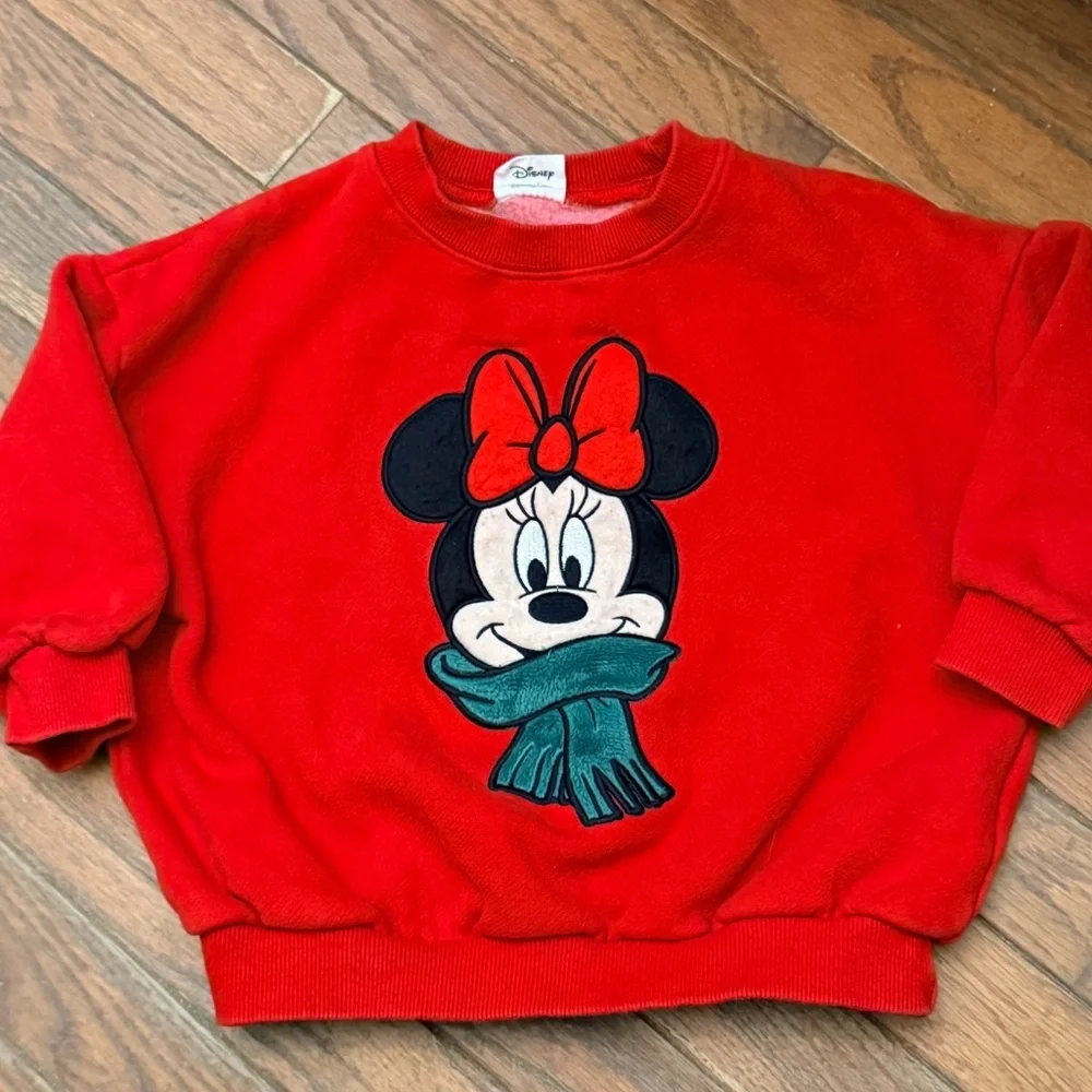Disney Minnie Mouse Christmas Sweatshirt